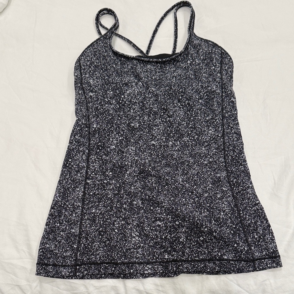 lululemon athletica Black and White Camisole